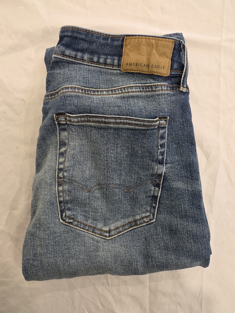 American Eagle Outfitter Straight Fit Blue Wash Jeans Men W31 L32